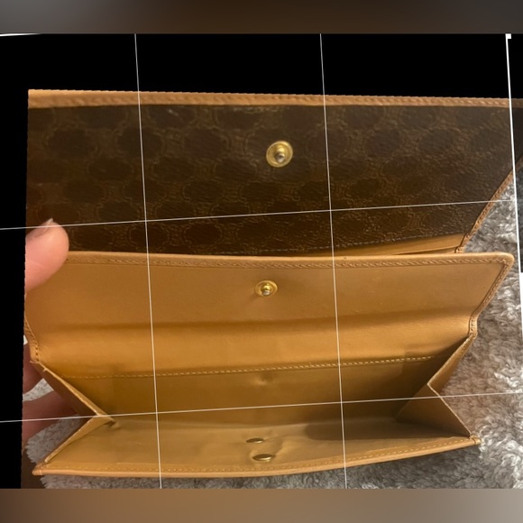 Celine Triomphe Leather PVC Macadam Crossbody Long Wallet with Unbranded… - Picture 7 of 9